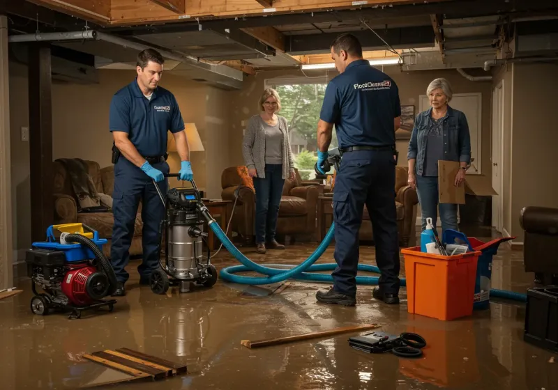 Basement Water Extraction and Removal Techniques process in Licking County, OH